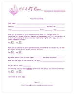 H.E.A.R.T. Rescue Adoption Form